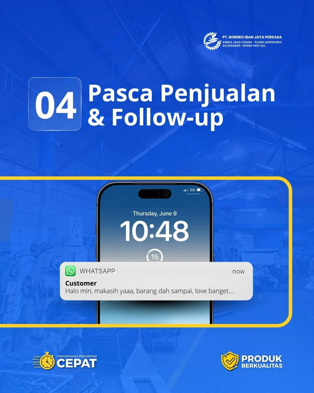 Quality Control & Dukungan